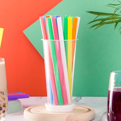 100 pitillos plásticos coloridos para batidos miniatura 5