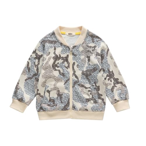 Boys Button Down Coat Long Sleeve Casual Jacket Basic Outerwear with Pockets