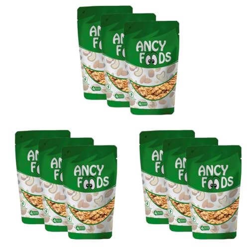 Image of Ancy Foods Dried Fruits Nuts And Seeds (Kashmiri Walnuts Kernels /Akhrot Giri, 600g (3x200g)) (Pack of 3)