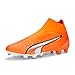 PUMA Mens Ultra Match Ll Firm GroundArtificial Ground Soccer Cleats - Orange - Size 13 M