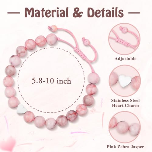 Image of Sereney Birthday Gifts for Girls, Beaded Bracelets as 1 /2 1 2 3 4 5 6 7 8 9 10 11 12 13 14 15 16 Year Old Birthday Gift, Adjustable Cross /Pearl Bracelet as Happy Birthday Gifts for Daughter