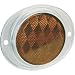 Blazer B888A Oval Aluminum Reflector, Amber
