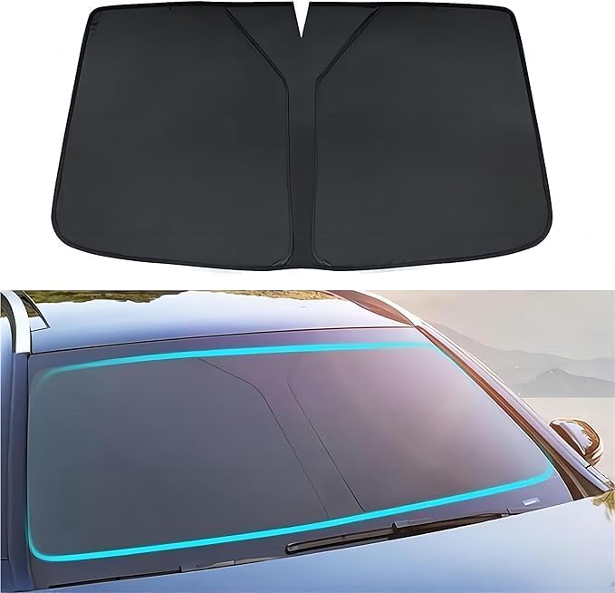 Pare-Soleil Voiture Volant Brûlant Solution pour Pare-Brise Seat Alhambra II 2015-2020