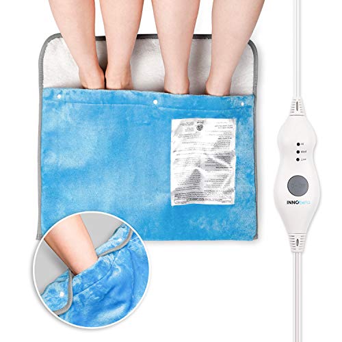 INNObeta Electric Foot Warmer for Men and Women, Large Heating Pad for Feet