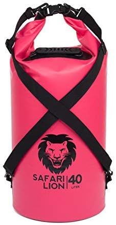 Adventure Lion Premium Waterproof Dry Bag with Twin Shoulder Straps & Grab Handle, Roll Top Dry Sack Great for Kayaking, Swimming, Boating