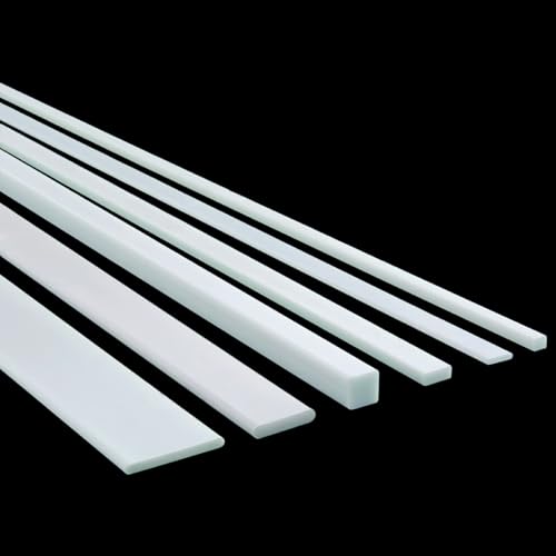 Barra plana de fibra de vidrio en kit de tiras de dos tamaños para fabricación y ensamblaje estable