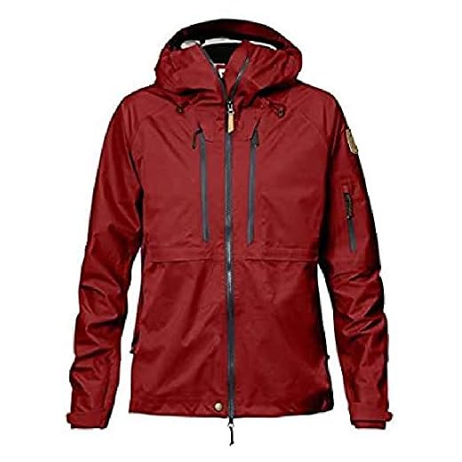 FJÄLLRÄVEN Dam Keb Eco-Shell Jacka W, Orange (lava), XXS