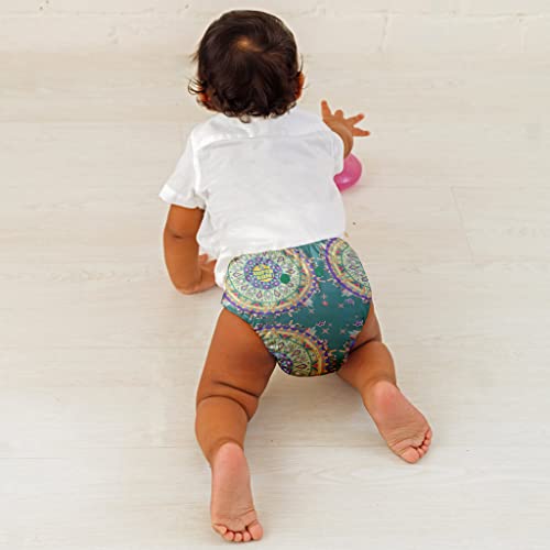 Image of SuperBottoms UNO Freesize Cloth Diaper | Cloth diaper for babies 3M to 3Y | Washable & Reusable cloth diaper | Comes with cloth diaper inserts | 1 Organic cotton Soaker + 1 Booster (SuperBum <3)