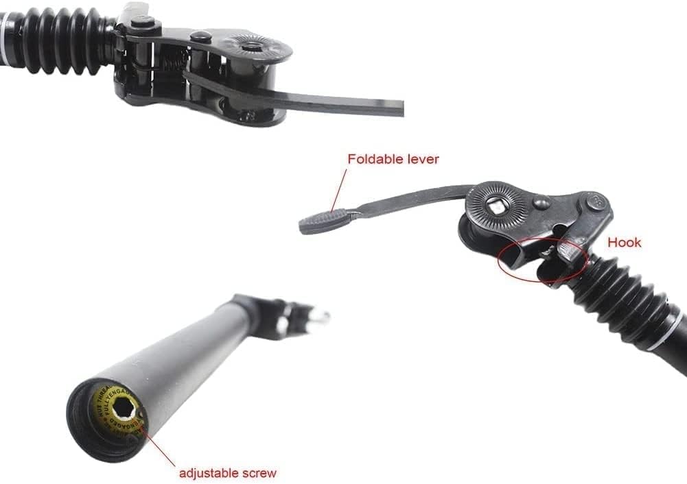 Suspension seatpost,Bicycle Flip Seat Post Shock Absorber. Suspension Seatpost,31.8mm/33.9mm , Lightweight Aluminum Shock Absorber Seatpost Suitable ForMountain Bikes and Road Bicycle ( Color : Black