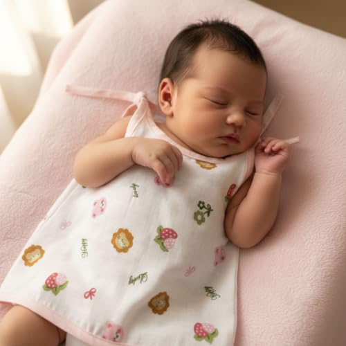 Image of V2M Cotton Jhabla New Born Baby Clothes