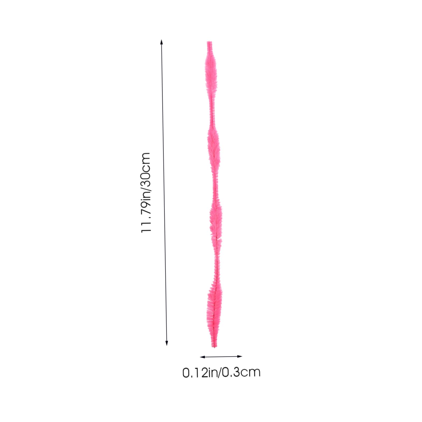 PERSELOSO 100Pcs Chenille Stems Twisting Craft Supplies for DIY Projects Bendable Bar for Creative Art for School and Home Crafts