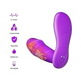 💞 Silicona Segura y Suave - Vtintech vibrador está fabricado en silicona de alta calidad médica e hipoalergénica,no tóxico ni olor raro, Sin agujeros donde se puedan acumular bacterias o suciedad, certificado de ROHS por la CE. Fácil de limpiar con agua tibia y jabón antibacterial.Se puede secar con un paño o una toalla sin pelusa