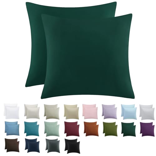 Tifschlaf Kissenbezug 2er Set - Kopfkissenbezug mit Reißverschluss aus Mikrofaser Weich, Pillow Case