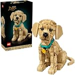 LEGO Icons Chiot Golden Retriever Ensemble de Construction pour Adultes, 18 ans et plus - Décor pour Maison, Chambre ou Étagère - Cadeaux pour Femmes & Hommes - Figurine de Chien Articulée - 11384