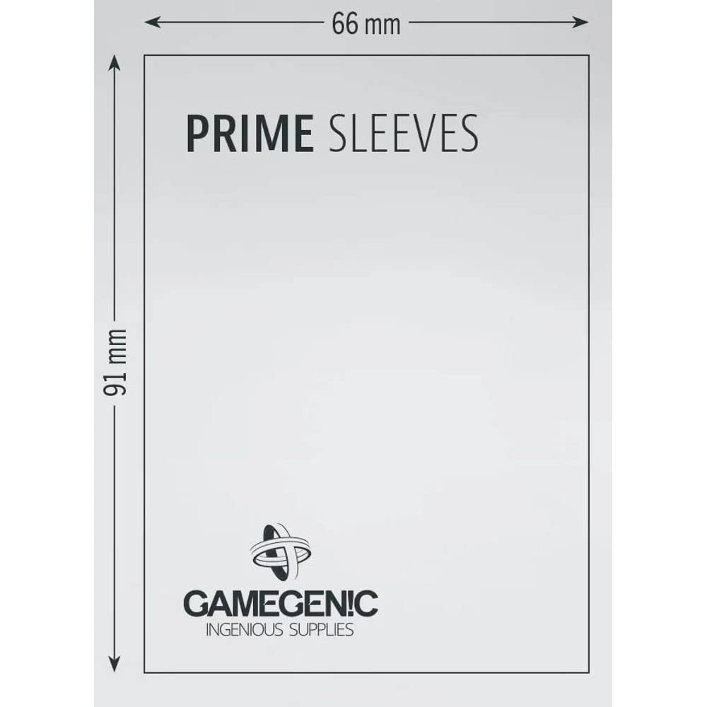 Gamegenic Blue Prime Card Sleeves - 100 Count - Smooth & Tough - Compatible With Pokemon, Yugioh, & MTG Magic The Gathering - 3