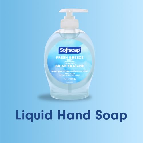 Image of Softsoap Liquid Hand Soap, Fresh Breeze - 7.5 Fl Oz (Pack of 6)