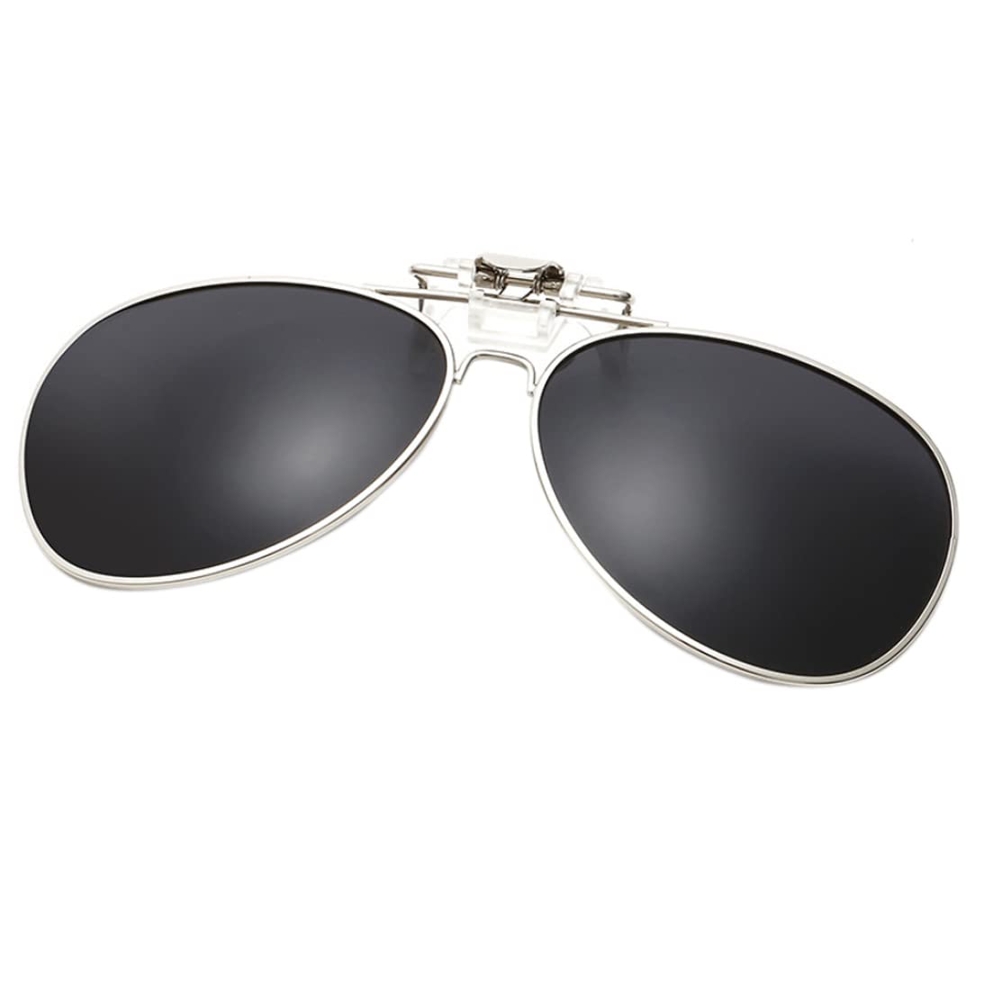 AEIOFU Polarized Sunglasses Clip on Sunglasses Flip Up Driving Glasses for Water Sports Skating Cycling Driving Sunglasses Clip On Sunglasses Flip Up Glasses