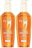 L'Oreal Paris Elvive Aceite Extraordinario de Coco, Tratamiento Universal, Para Pelos Normales a Secos y Sin Brillo, 100 ml (Paquete de 2)