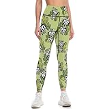Cactus Don't Make Me Spike You Leggings High Waisted Yoga Pants Slim Tummy Control Butt Lift Gym Cycling Pant