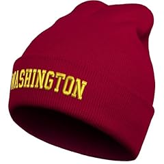 Washingtonc Burgundy Beanie