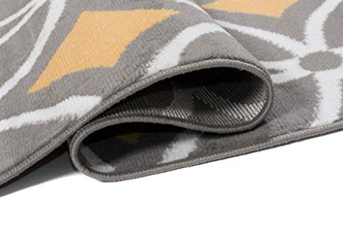 TAPISO Maya Tappeto Salotto Soggiorno Giallo