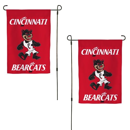 University of Cincinnati Garden Flag Bearcats UC Banner 100% Polyester (Design K)