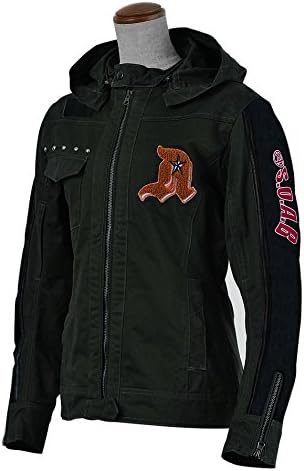 Amazon S O A B バイク用ジャケット レディース フーディー ミリタリージャケット カーキ L Soab 19 車 バイク 車 バイク