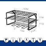 WORKPRO 150LBS Power Tool Organizer, Wall Mounted Drill Storage Rack - Image 3