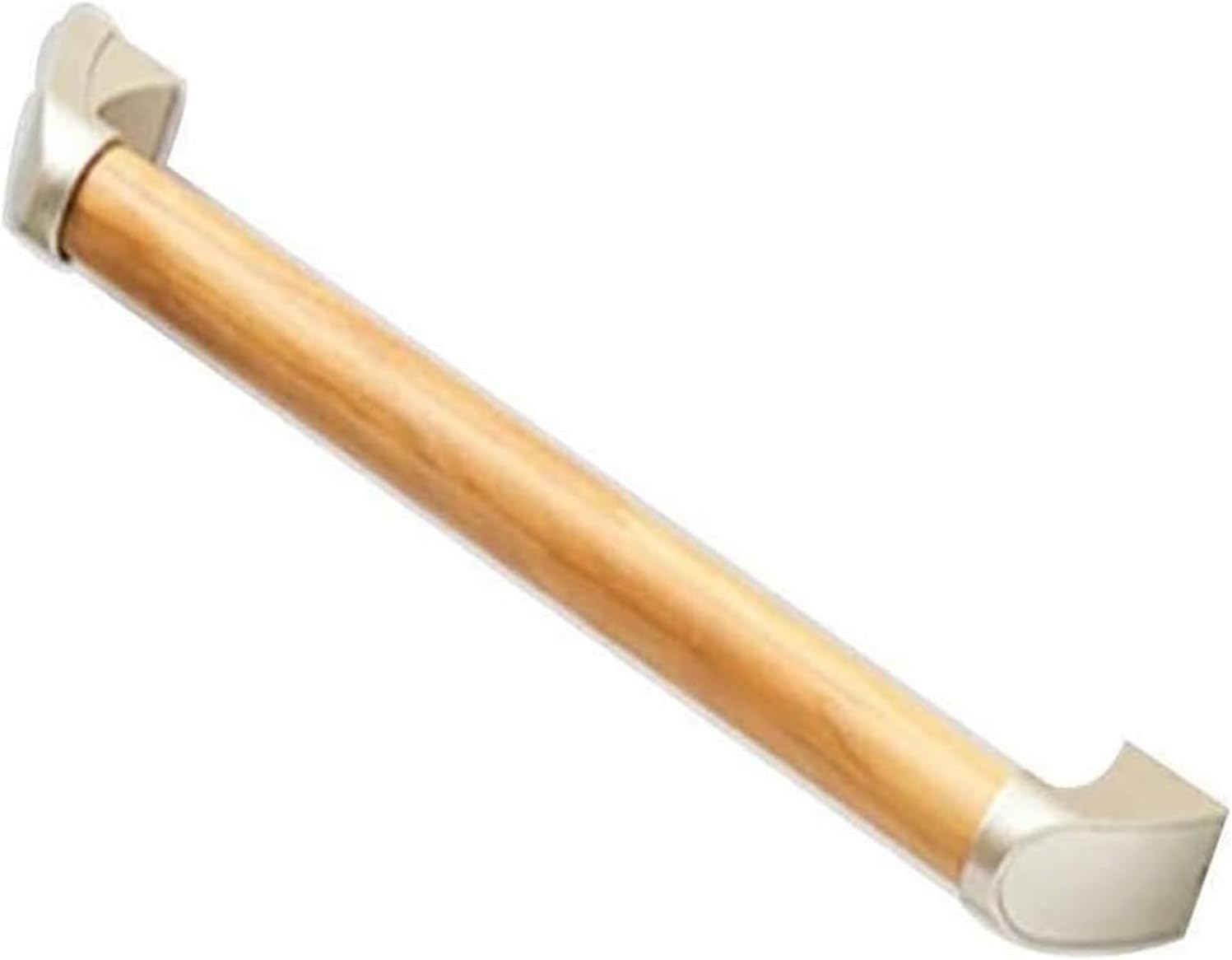 Antypoślizgowe uchwyty prysznicowe dla osób starszych – drewniany uchwyt bezpieczeństwa łazienkowego, podłokietnik wanny 34 cm dla zwiększonej stabilności i podparcia, idealne dla seniorów, do użytku