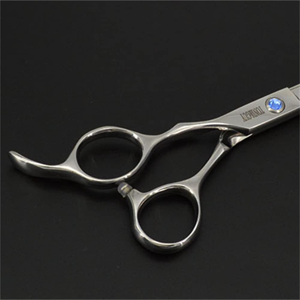 Ciseaux De Coupe De Cheveux Professionnels À Gauche, Ciseaux De Coiffure en Acier Inoxydable De 6,0 Pouces, pour Hommes Femmes Enfants Animaux Domestiques Salon Salon Coiffeur