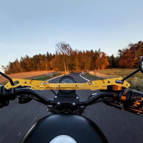 Accesorios multifuncionales para moto y extensor de manillar regulable de aluminio 2