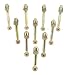 binifiMux 10-Pack M6 x 75mm Furniture Crib Baby Bed Bolt & Barrel Nut Allen Head, Hex Drive Socket Cap Bolts, Zinc Plated