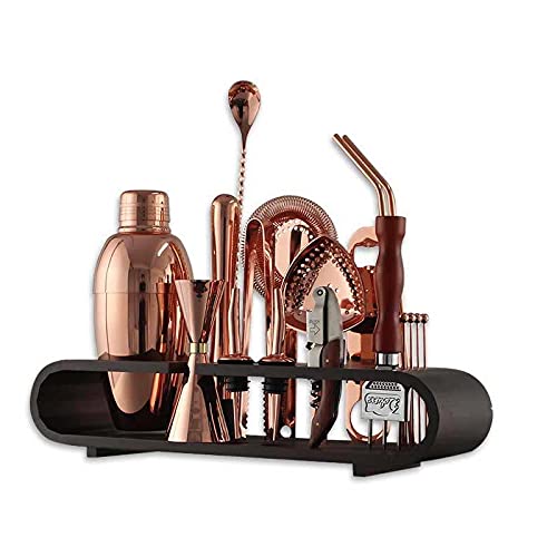 Coctelera para cócteles Liudan de 20 piezas con elegante conjunto de agitadores martini