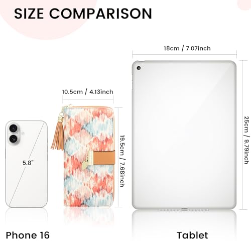 Image of Pomelo Best RFID Wallets for Women with Multiple Card Slots and Cellphone Compartment, Womens Wallet