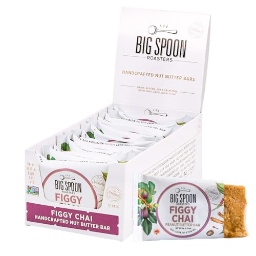 Figgy Chai Nut Butter Bars - Low Carb High Protein, vegan energy snack