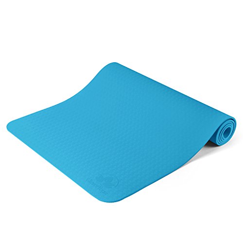 Clever Yoga Non-Slip 6mm Yoga Mat - Light Blue