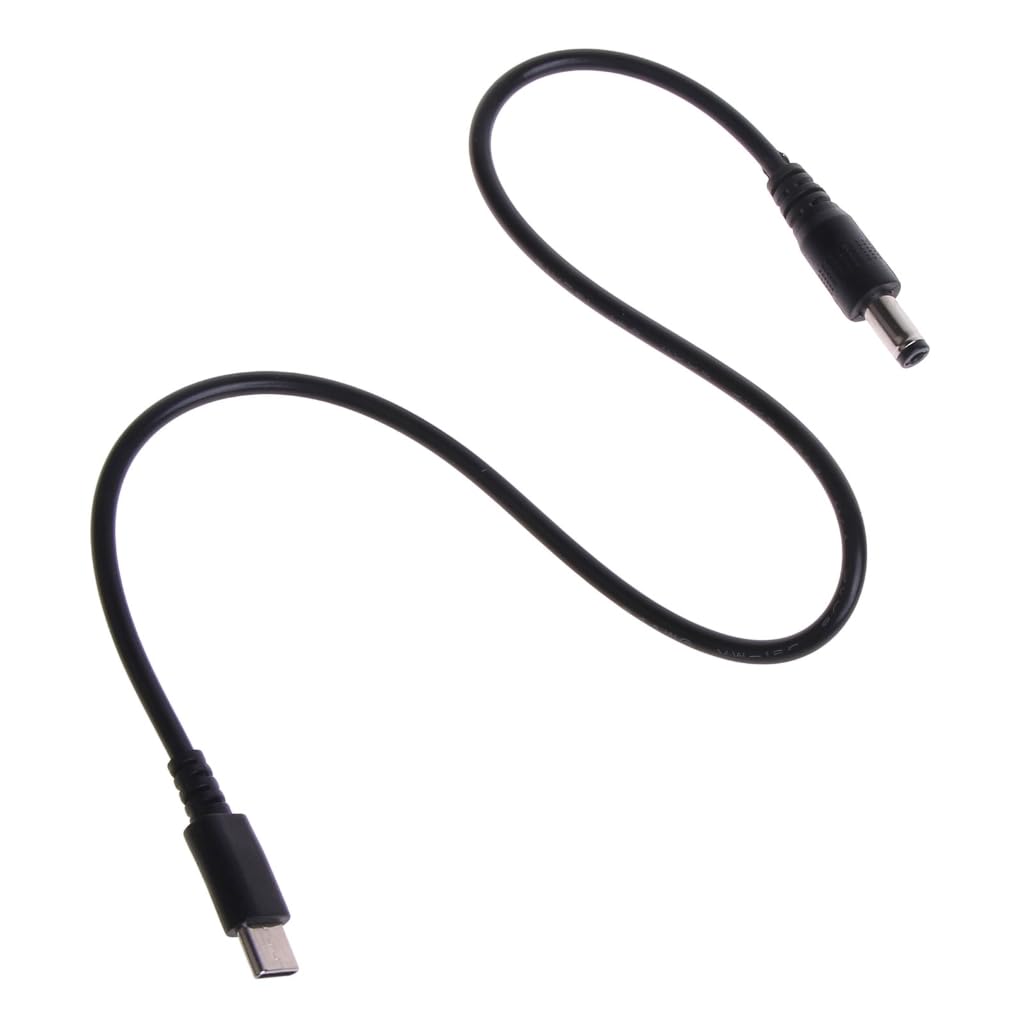 Elnwnnkc USB C To 5.5x2.1mm Power Cable 5V3A USB C Male To DC5521 Male Charging Cord for Routers