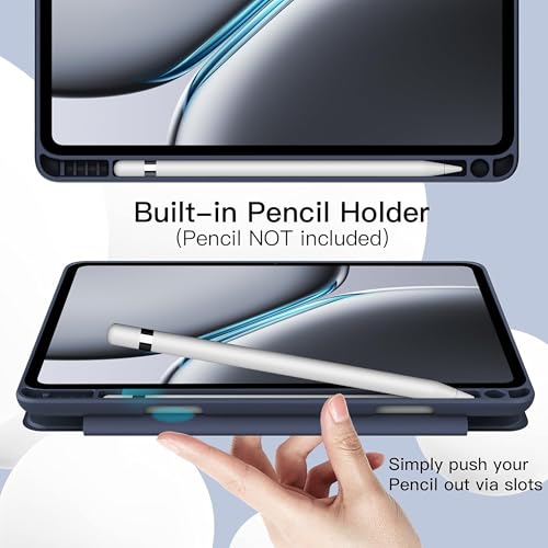 Image of TGK Trifold Cover for OnePlus Pad 2 12.1 inch Tablet Case with Pencil Holder (Royal Blue)