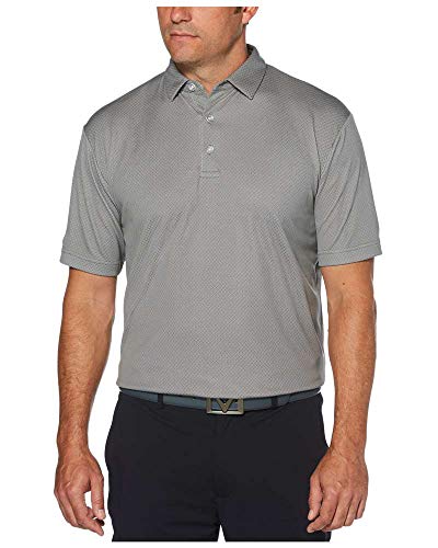 Polo de golf Callaway jacquard diamant pour homme l'élégance technique sur le green