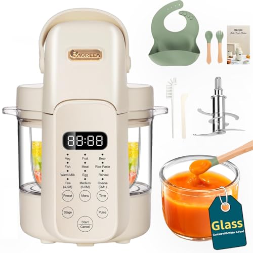 IAGREEA Glass Baby Food Maker
