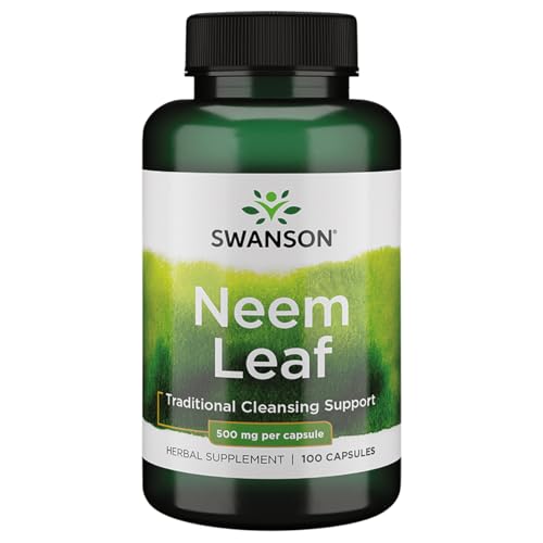 Swanson Premium Neem Leaf Immune Health (500 mg 100 Capsules)