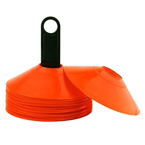 REEHUT Soccer Cones 25 Pack, Sport Agility Training Disc Cone for Football Basketball