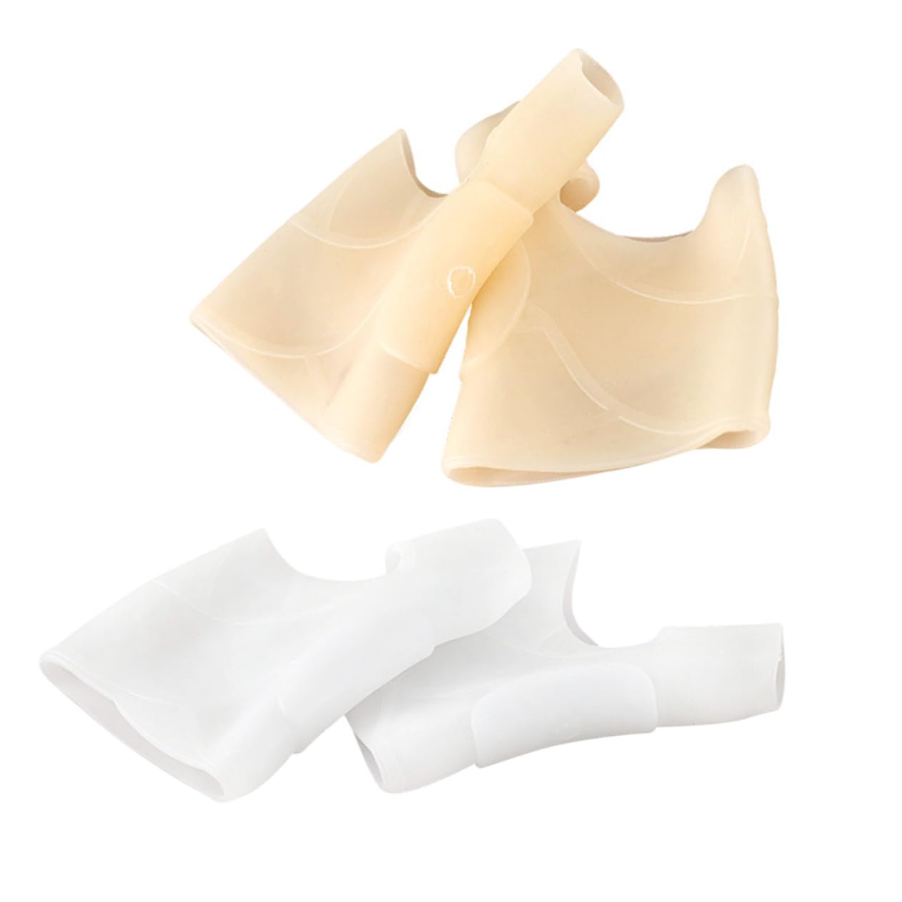 KOMBIUDA 2 Set Toe Splitter Bunion Thumb Splint Brace Big Toe Separator Bunion Support Bunion Splint Thumb Protector Toe Straightener Bunion Pads Thumb Straighteners