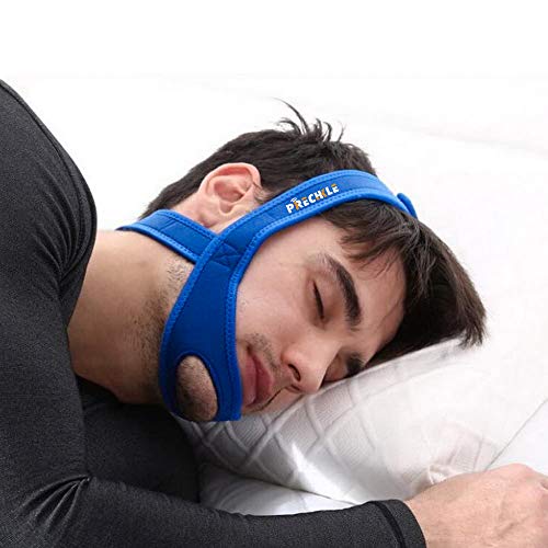 Correa De Mentón Anti-ronquidos Premium De Prechkle Para Usuarios De CPAP - Correa De Mentón Anti-ronquidos Ajustable Para Hombres Y Mujeres, Material De Alta Calidad Y Sin Picazón Para Un Mejor Sueño