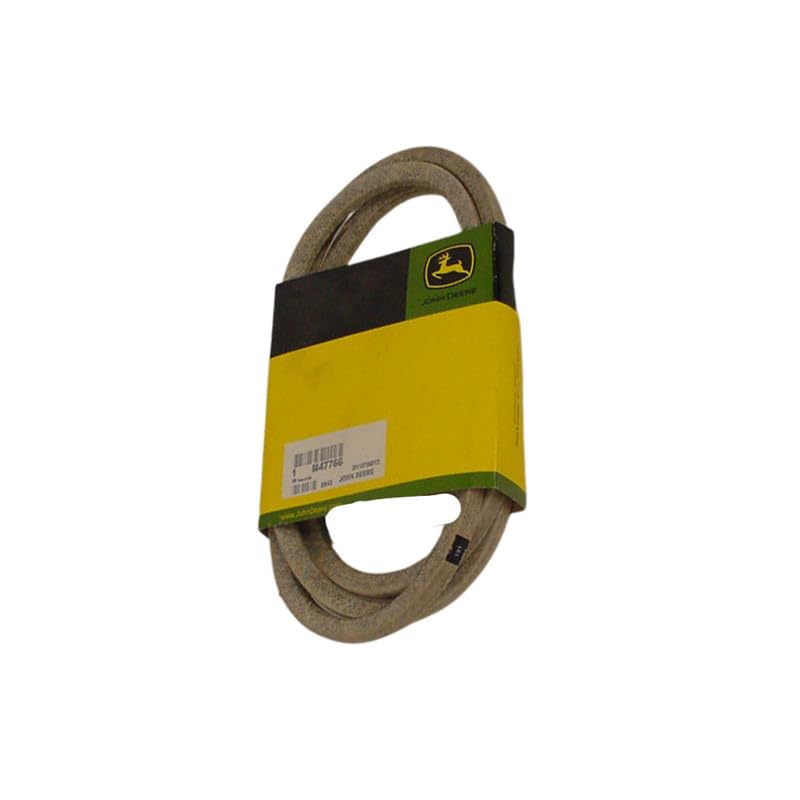 AM) M47766 Correa de cortacésped primaria OEM genuina Modelo 39 38 Decks Serie 200 Compatible con John Deere y muchos otros modelos
