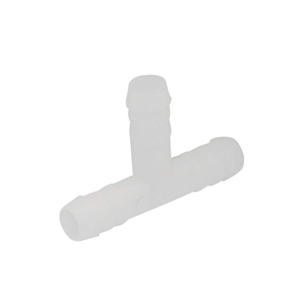 Raccordo rapido for Acqua a T con Attacco rapido for Acqua con Attacco rapido da 10 mm for Agricoltura, Giardino, irrigazione Automatica, divisore for Tubo Flessibile, 200 Pezzi