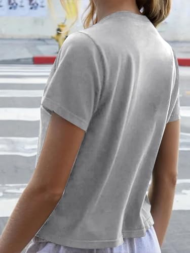 Image of SOLY HUX Girl's Number Graphic Tees Short Sleeve Y2k Tops Jersey Shirts | Crew Neck, Casual, Cute, Vintage, Summer
