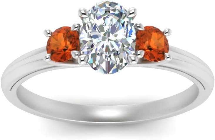 Choose Your Gemstone Classic Three Stone Ring 925 Sterling Silver Oval Shape 3 Stone Engagement Rings Everyday Jewelry Wedding Jewelry Handmade Gifts for Wife US Size 4 to 12