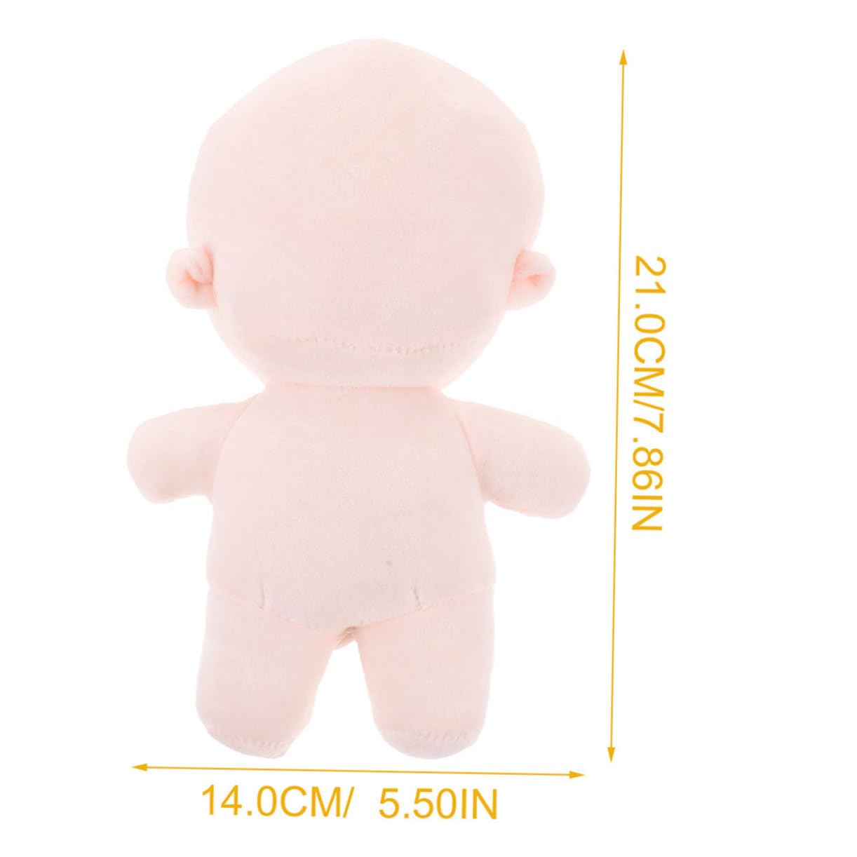 Didiseaon 2 pezzi Peluche Piccola Portatile Corpo Liscio per Fai da Te Giocattolo Adorabile e Vuoto per Progetti Creativi Forniture per Creazione DIY
