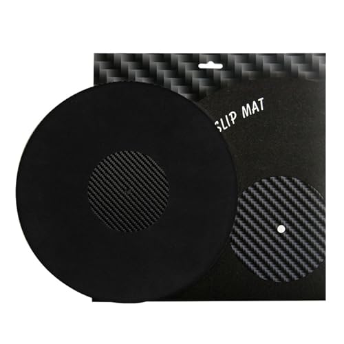 Tapis de tourne-disque carbone antidérapant pour salon de passionné audio
